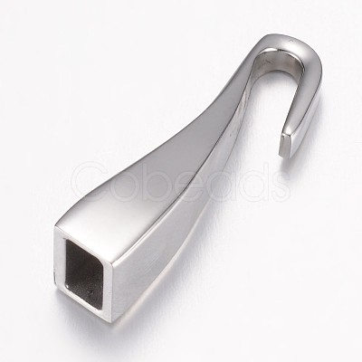 Tarnish Resistant 304 Stainless Steel S Hook Clasps STAS-G071-52P-1