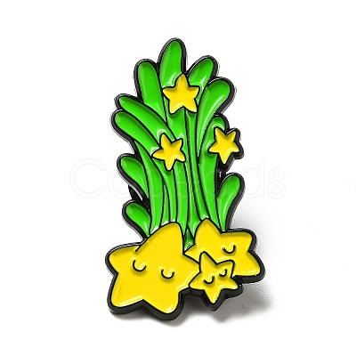 Gold Star Enamel Pin JEWB-A008-02C-1