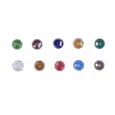 10 Colors Glass Beads EGLA-JP0001-01-8mm-1