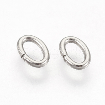 Tarnish Resistant 304 Stainless Steel Jump Rings Jewelry Findings X-STAS-L215-11P-1