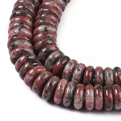 Natural Plum Blossom Jasper Beads Strands G-Q159-B17-01-1