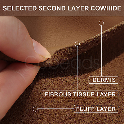 Cowhide Leather Labels AJEW-WH0386-0029-1