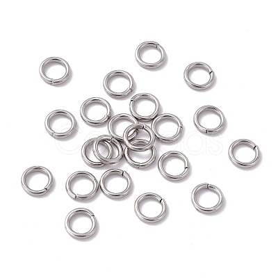 Non-Tarnish 304 Stainless Steel Jump Rings STAS-C040-01H-P-1