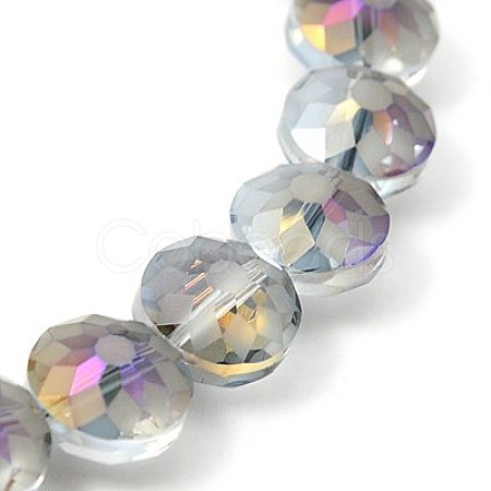 Electorplated Glass Beads EGLA-E002-2B-1