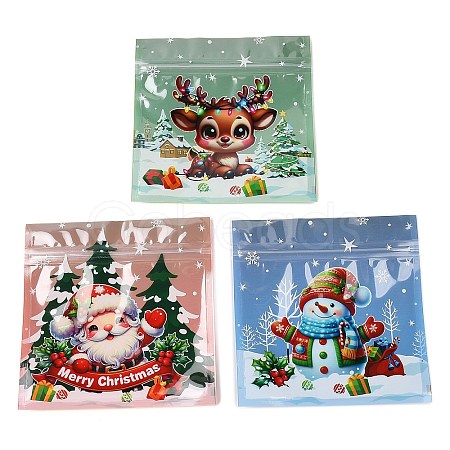 Christmas Theme Plastic Zip Lock Bags ABAG-Q053-07A-1