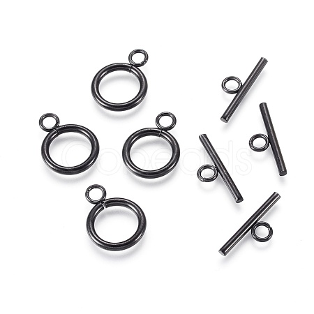 304 Stainless Steel Toggle Clasps X-STAS-F232-04-B-1