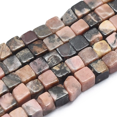 Natural Rhodonite Beads Strands G-A177-03-01-1