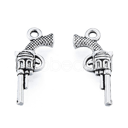 Tibetan Style Alloy Pendants TIBEP-N012-03-1