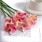 Plastic Simulation Calla Lily, for Wedding Home Living Room Table Decoration, Camellia, 340mm