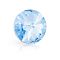 Preciosa&reg MAXIMA Crystal Round Stones, Czech Crystal, Bicone(436 11 177 Rivoli), Dura Foiling, 30020 Light Sapphire, SS39(8.15~8.4mm)