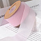 Polyester Ribbons, for Hair Bow Clips Accessories Making, Gift Packing, Pink, 2 inch(50mm), about 10 Yards(9.14m)/Roll