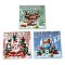 Christmas Theme Plastic Zip Lock Bags, Resealable Bags, Self Seal Bags, Top Seal, Mixed Color, 13.3x13.5x0.3cm