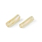 900Pcs Transparent Glass Twist Bugle Beads, Round Hole, Pale Goldenrod, 6x2mm, Hole: 0.8mm