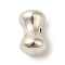 Tibetan Style Alloy Beads, Cadmium Free & Lead Free, Peanut, Antique Silver, 11.5x7mm, Hole: 1.2mm