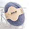 Wool Fibre Yarn for DIY Knitting,Fluffy Lace Yarn For Crocheting,Knitting Sweater, Scarf, Shawl, Steel Blue, 0.9mm