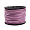 Eco-Friendly Faux Suede Cord, Faux Suede Lace, Plum, 3.0x1.4mm, about 98.42 yards(90m)/roll