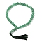 Natural Green Aventurine Beads Stretch Bracelets, Inner Diameter: 4-1/2 inch(11.3cm)