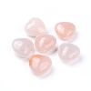 Natural Pink Aventurine Heart Love Stone G-K290-12-1