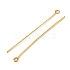 Golden Plated Brass Eye Pin for Jewelry Making X-EPC5.0cm-G-2