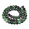 Natural Ruby in Zoisite Beads Strands G-K245-Q01-01-2