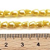 Electroplate Glass Beads Strands EGLA-D030-P4mm-B01-5