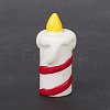 Christmas Style Candle Resin Statue Display Decoration DJEW-O002-01A-3