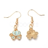 (Jewelry Parties Factory Sale)Alloy Enamel Dangle Earrings EJEW-Z009-05G-2