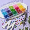 15 Colors Transparent Acrylic Beads DIY-YW0005-36-4