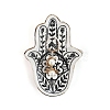 Porcelain Hamsa Hand  Jewelry Tray PW-WG44C07-01-2