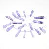 Electroplated Natural Quartz Crystal Beads Strands G-G890-C-02-2