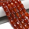 Natural Banded Agate/Striped Agate Beads Strands G-A223-D12-01B-2