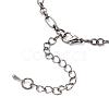 Iron Figaro Chain Necklace Making MAK-J004-24B-3