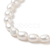 Natural Pearl Beaded Necklaces for Women NJEW-JN04107-01-4