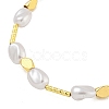 Rack Plating Brass and ABS Imitation Pearl Bracelets BJEW-B106-12G-2