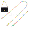 WADORN 2Pcs 2 Style Opaque Jelly Style Acrylic Curb Chain Bag Straps DIY-WR0002-49-1