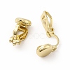 Alloy Clip-on Earring Findings PALLOY-M208-02G-1