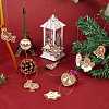 Christmas Theme Plastic Pendant Decorations HJEW-SZ0001-05-7