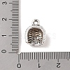 Tibetan Style Alloy Charms TIBE-Q090-18AS-3