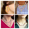 8 Strands 8 Colors Handmade Polymer Clay Beads Strands CLAY-TA0001-30-9
