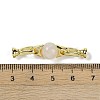 Natural Moonstone with Brass Fold Over Clasps G-G141-03G-03-3