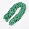 Opaque Solid Color Glass Beads Strands GLAA-S178-12C-05-3