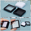 Square Plastic Loose Diamond Display Boxes CON-WH0092-61B-02-5