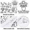 CRASPIRE 2 Sets 2 Style Non-Woven Embroidery Aid Drawing Sketch DIY-CP0009-94-5