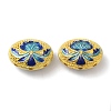 Rack Plating Brass Enamel Beads KK-P276-26A-01G-1