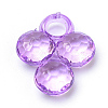 Transparent Acrylic Pendants X-TACR-S144-53-3