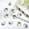 DICOSMETIC 60Pcs Alloy Enamel Connector Charms FIND-DC0001-64-5