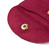 Velvet Jewelry Storage Pouches with Snap Button for Bracelets Necklaces Earrings ABAG-P013-01E-3