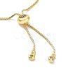 Long-Lasting Plated Brass Round Bead Slider Beacelets for Women Men BJEW-E089-01G-01-3