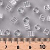 Transparent Colours Glass Round Bugle Beads SEED-S045-001A-C03-4