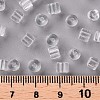 Transparent Colours Glass Round Bugle Beads SEED-S045-001A-C03-4